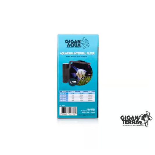 GiganAqua Internal Filter 180/ph 2.5w
