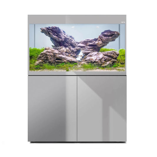 Aquael Glossy ST 100 Aquarium and Cabinet - Grey
