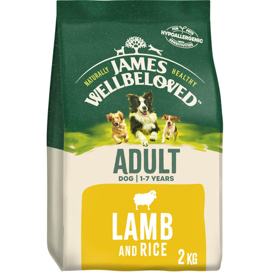 James Wellbeloved Adult Complete Dry Dog Food Lamb & Rice 2kg