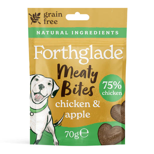 Forthglade Meaty Bites Chicken & Apple 70g