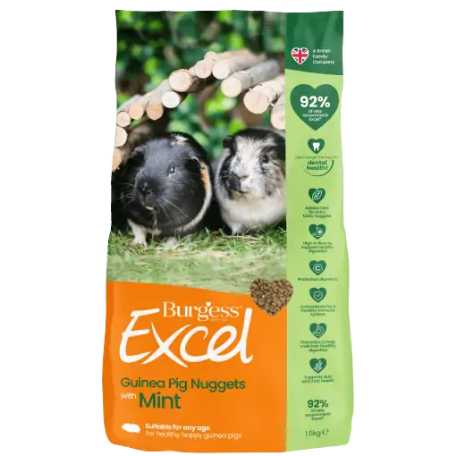 Burgess Excel Guinea Pig Nuggets with Mint 1.5kg