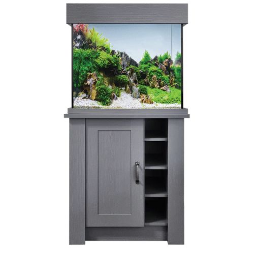 Aqua One OakStyle Shaker Slate Grey 110 and Cabinet