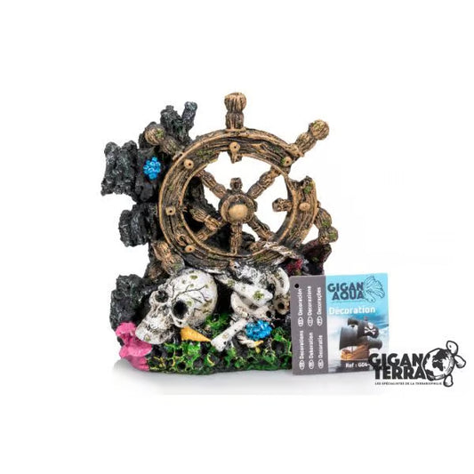 Ship Wheel 640 - 15 x 9 x 17cm
