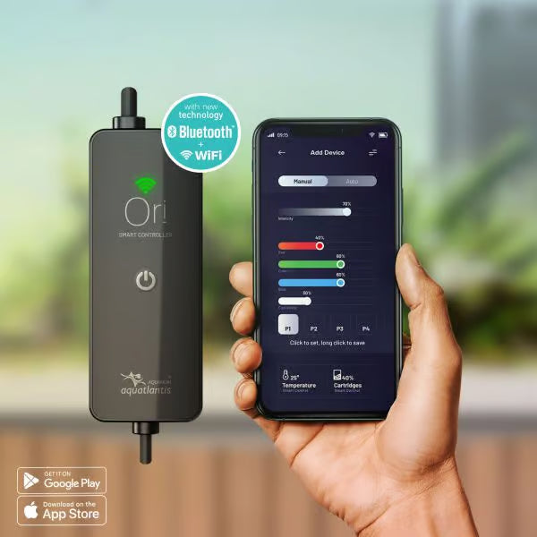Splendid 200 Black + Black Stand and External Filter