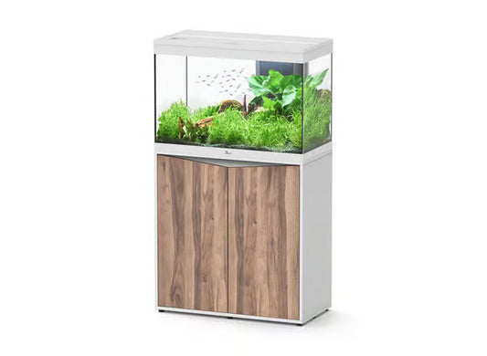 Splendid 80 Aquarium White + White Wood Cabinet