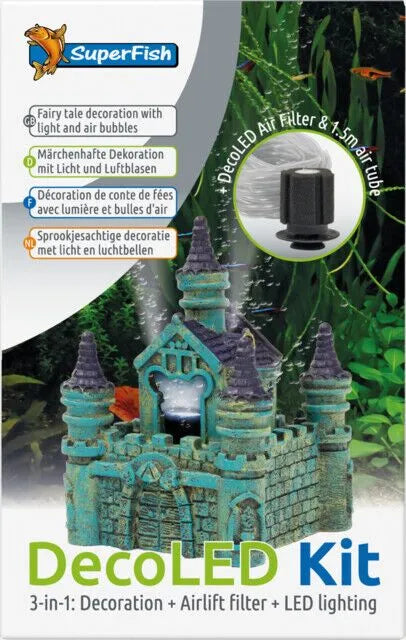 Superfish Deco LED Kit Castle
