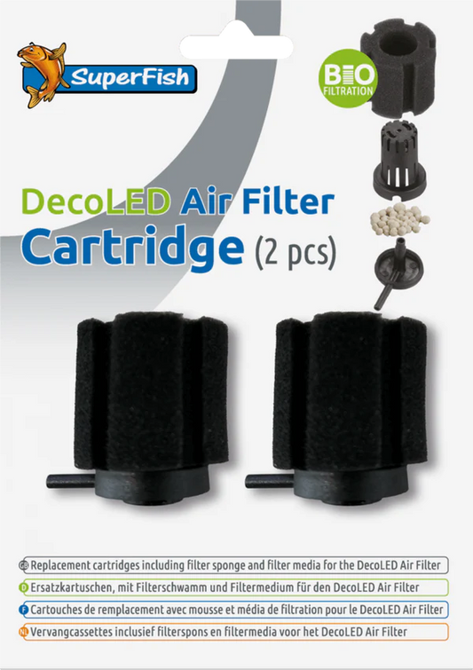 Superfish DecoLED Air Filter Cartridge (2 pcs)