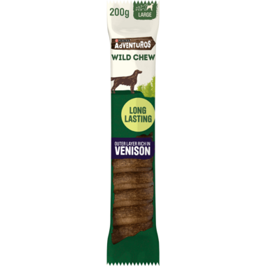 Adventuros Wild Chew Large Venison Dog Treats