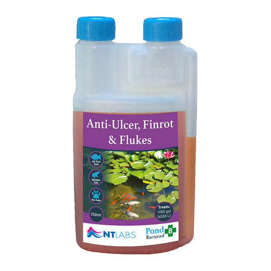 NT Pond Anti-Ulcer, Finrot & Flukes 250ml