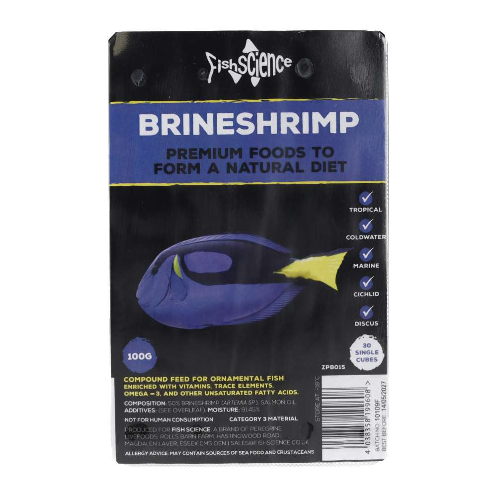 Fish Science Blist.Pk Artemia/Br.Shrimp100g
