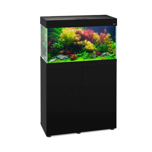 AQUAEL OPTI SET 125 BLACK AQUARIUM AND CABINET