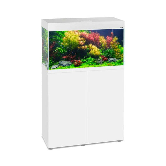 AQUAEL OPTI SET 125 WHITE AQUARIUM AND CABINET