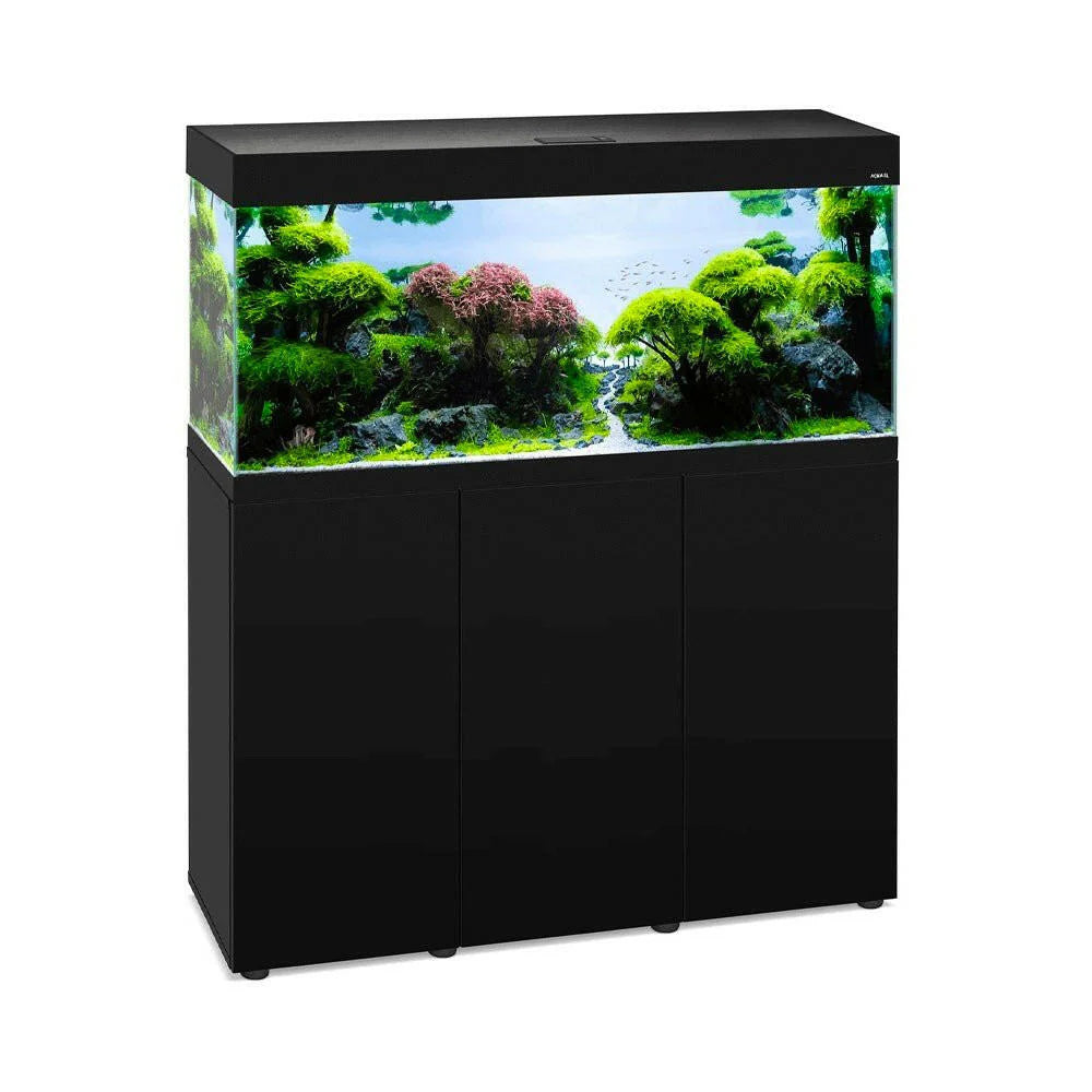 Aquael Opti Set 240 Black Aquarium and Cabinet