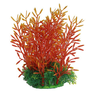 Betta Choice 8" Orange Plastic Plant