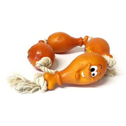 Classic Chicken Leg Rope Tug 27"