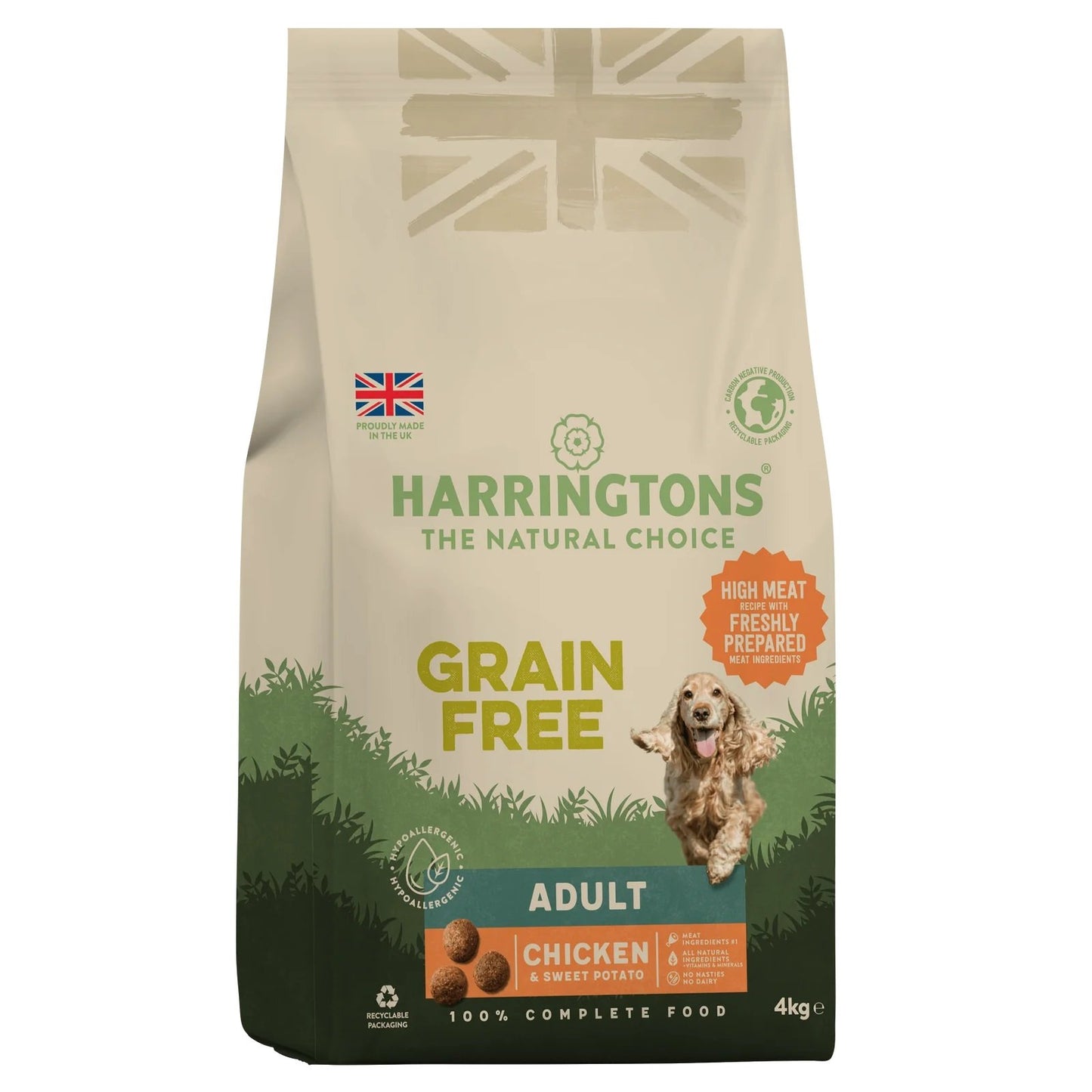 Harringtons Adult Gain Free Chicken & Sweet Potato 4KG