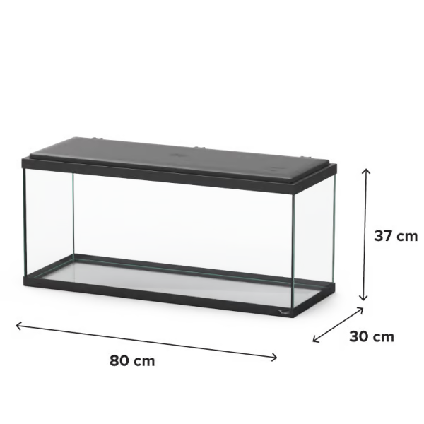 Explorer Amsterdam 85L Aquarium Black