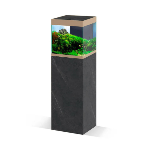 CIANO EMOTIONS PRO 40 MYSTIC AQUARIUM AND BLACK MARBLE CABINET