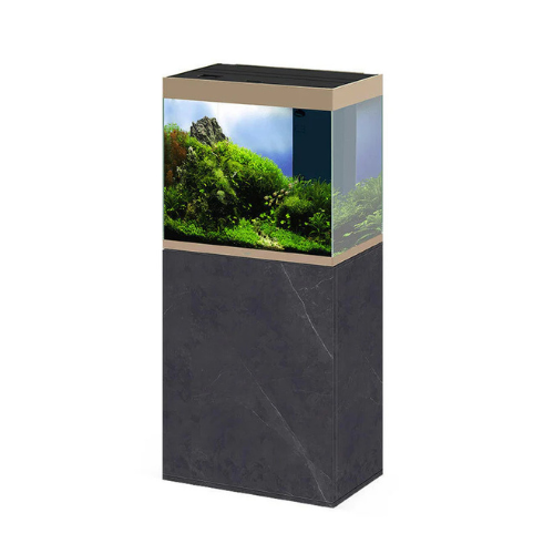 CIANO EMOTIONS PRO 60 MYSTIC AQUARIUM AND BLACK MARBLE CABINET