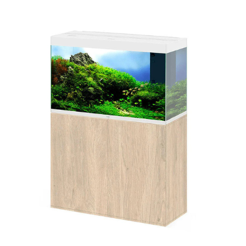 Ciano Emotions Pro 100 White Aquarium and Oak Cabinet