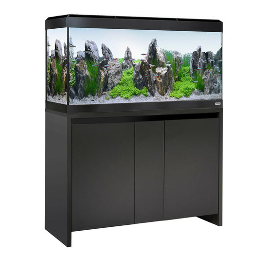 Fluval Roma Bluetooth LED 200 Aquarium and Cabinet - Black