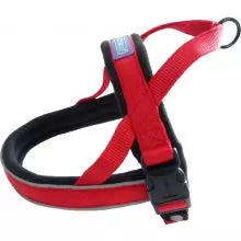 Hemm & Boo Padded Harness Red Reflective, 1x22-26" Large