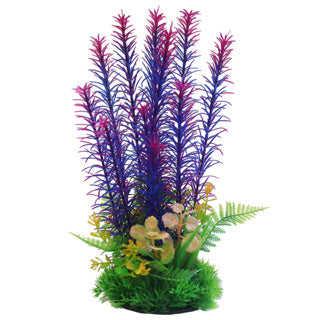 Betta Choice 9" Purple & Pink Combi Plastic Plant