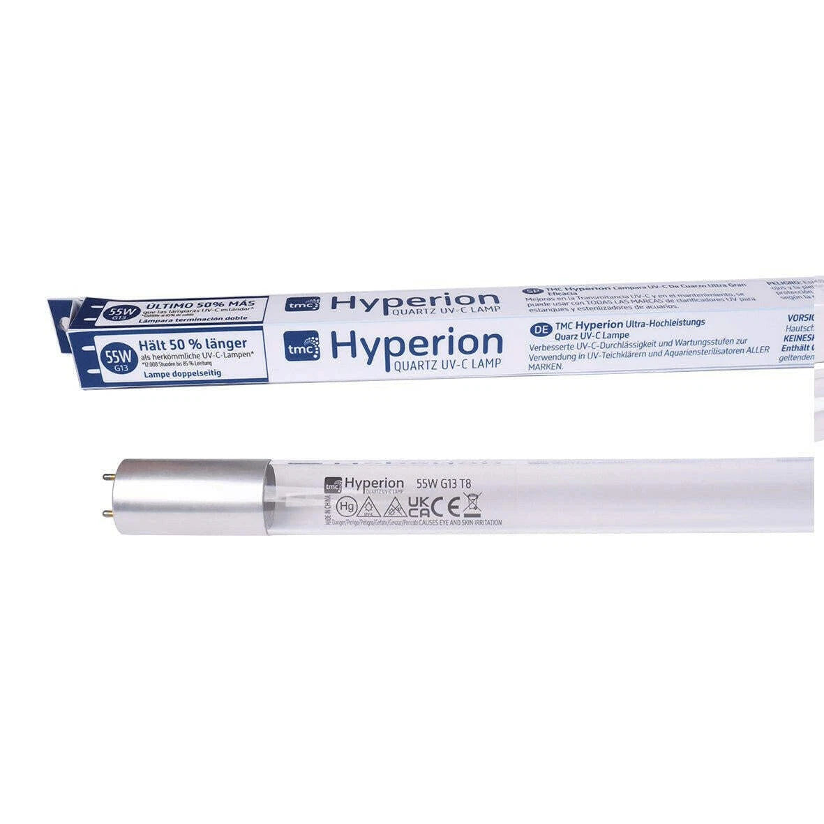 TMC Hyperion 55w Quartz UVC Lamp (T8) Linear