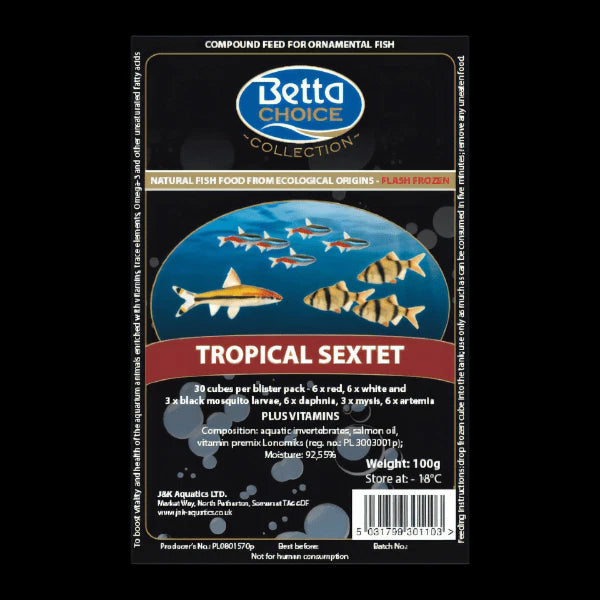 Betta Choice Tropical Sextet 100g