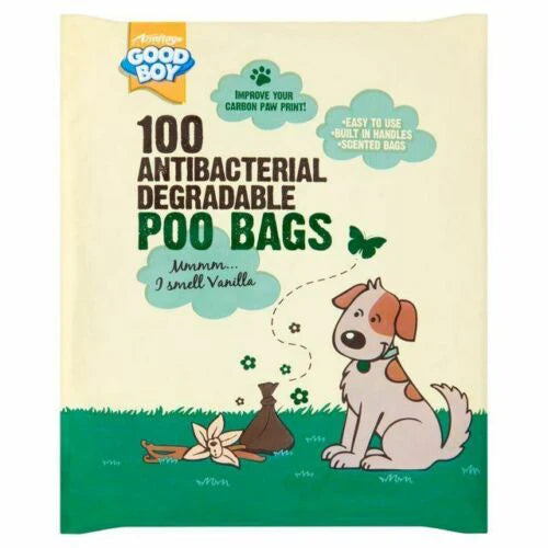 Good Boy 100 Degradable Antibacterial Poo Bags