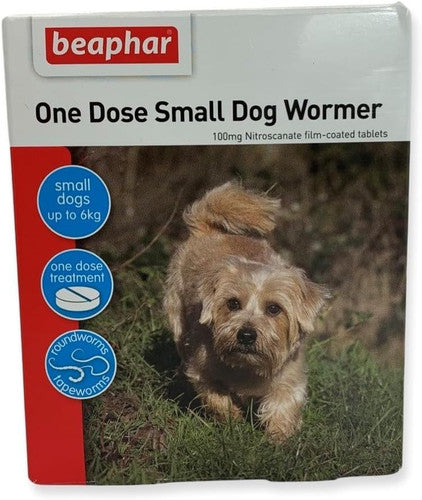 Beaphar One Dose Wormer for Small Dogs and Puppies