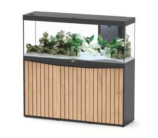 Splendid 150 Aquarium Black + Black Slat Cabinet