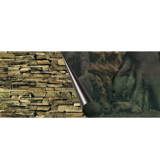 AquaDella Background L Tree/Rock 120x50
