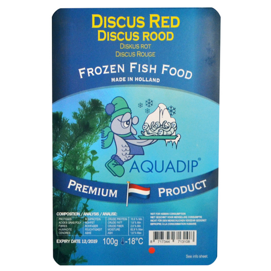 Discus Food Boost Red Colour Frozen Food 100g Blister Pack