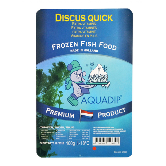 Discus Quick With Vitamins Frozen Food 100g Blister Pack